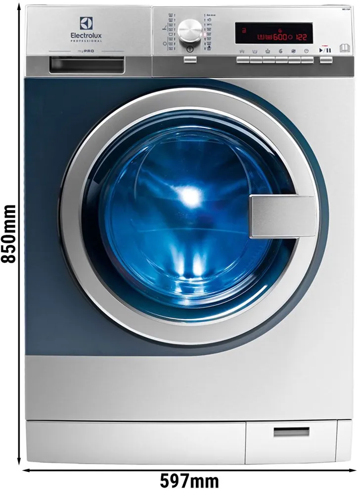 Ggm gastro 914535316 ELECTROLUX | myPRO WE170P - Intelligens professzionális mosógép - 8 kg - leeresztő szivattyúval kép 2
