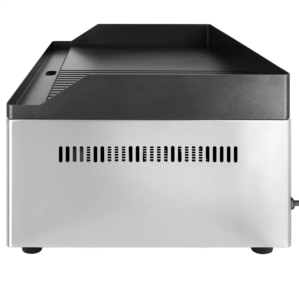 Ggm gastro BPJ642GG Elektromos rostlap - 4,4 kW - Sima és bordázott - Sütőfelület: 600x335 mm - asztali - Professzionális kép 6