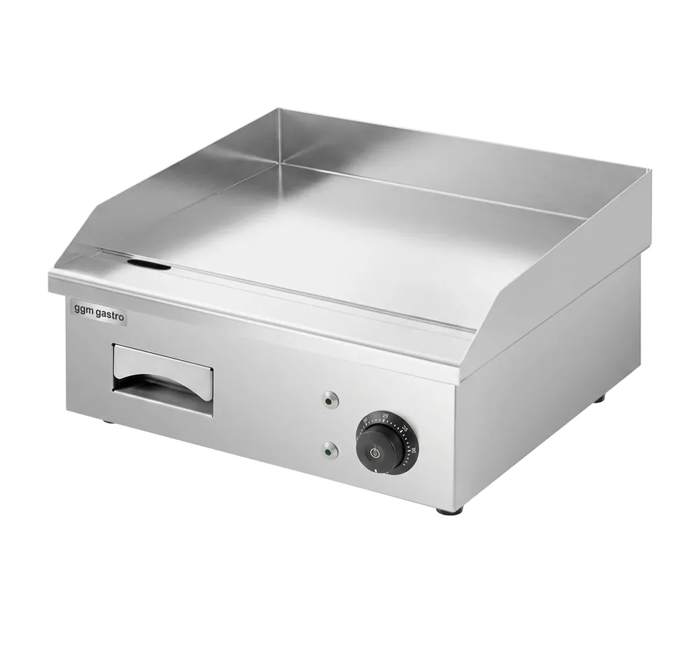 Ggm gastro EGK55 Elektromos rostlap - 3 kW - Sima - Sütőfelület: 540x380 mm - asztali kép 4