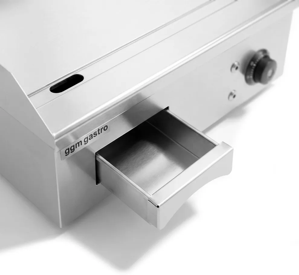 Ggm gastro EGK55 Elektromos rostlap - 3 kW - Sima - Sütőfelület: 540x380 mm - asztali kép 5