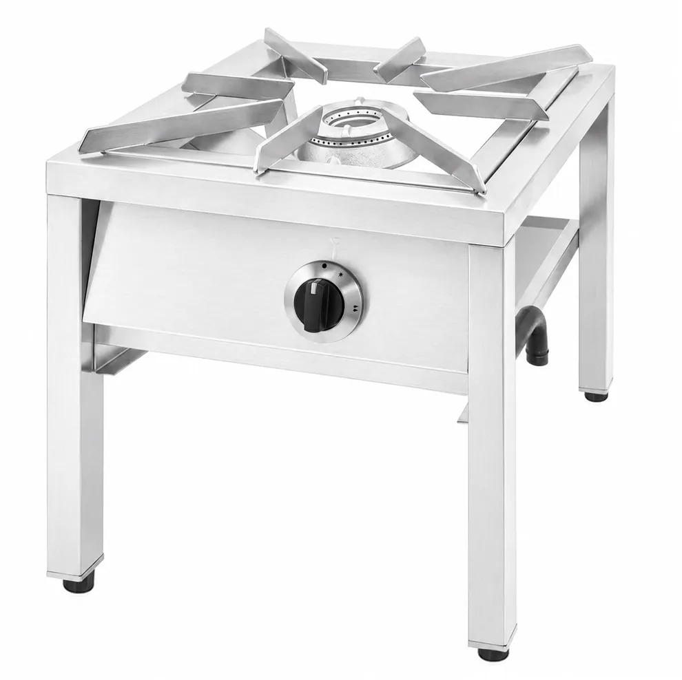 Ggm gastro GKK1 Ipari gázzsámoly - összteljesítmény: 10,0 kW - 1 égős - asztali - 500x500x510 mm kép 5