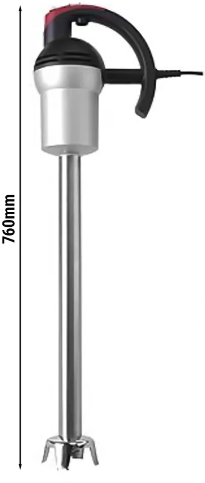 Ggm gastro HML50 Ipari botmixer fix keverőszárral 500 mm-es keverőszár - 550 W - 2 sebességes - max. 200 l-ig kép 2