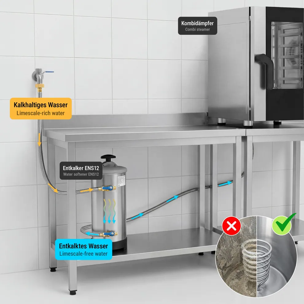 Ggm gastro KDTE1111N Elektromos- Kombi sütő - gőzpároló - Érintő - 10,1 érintőképernyős kijelző - 11x GN 1/1 - inkl. Automatikus tisztítórendszer & maghőmérő kép 16