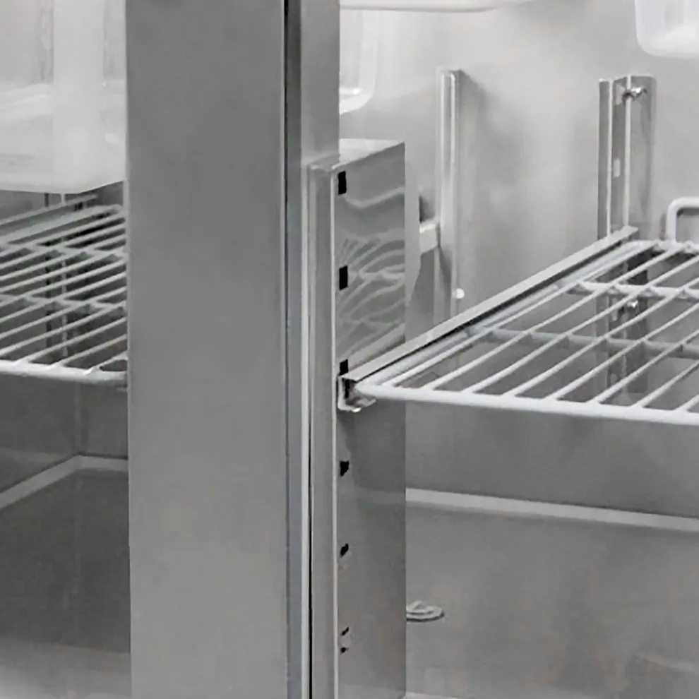Ggm gastro SAG97END Hűtött munkaasztal PREMIUM - 903x700 mm - GN 1/1 - 240 liter - statikus - 2 ajtóval kép 12