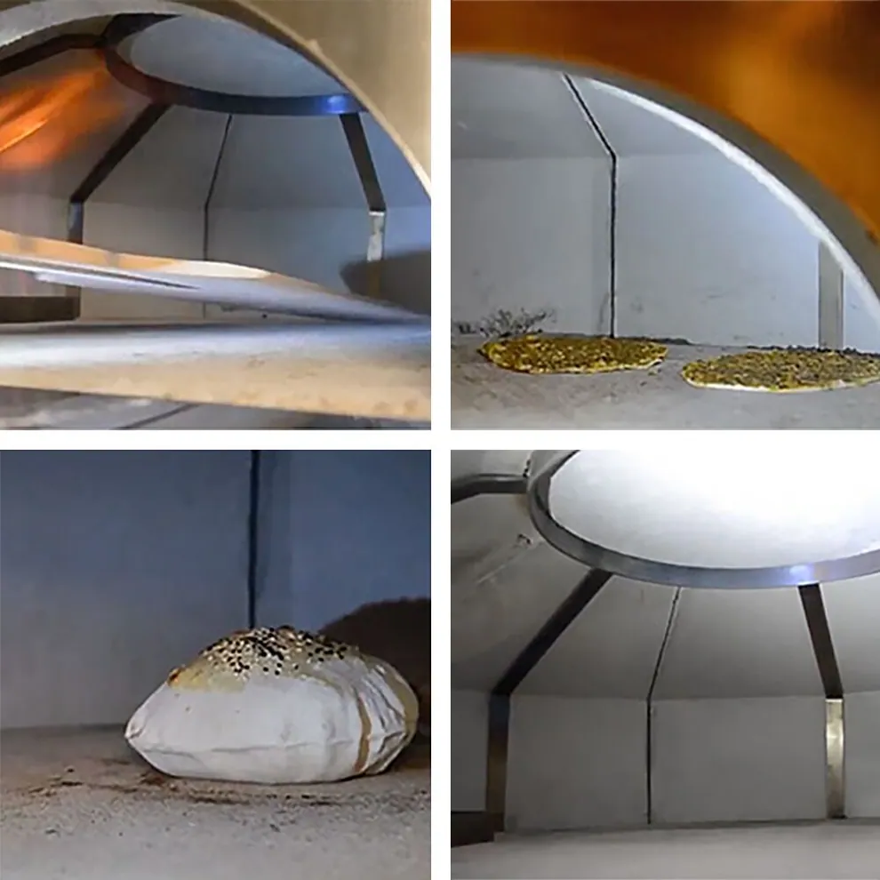 Ggm gastro STPOE930N Gázos pizzakemence - 1482x1720x1835 mm - 9x Ø 30 cm - max. 400 °C - érintőkijelzős - 130 pizza/óra kép 7