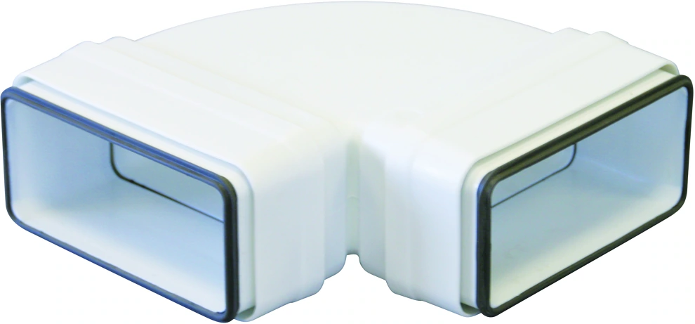 Gonal Lapos csatorna sarok - vízszintes-7 Légtechnikai csövek, elemek és idomok (Webshop) Fő kép