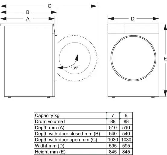 Gorenje D3G6P8DS hőszivattyús szárítógép kép 8