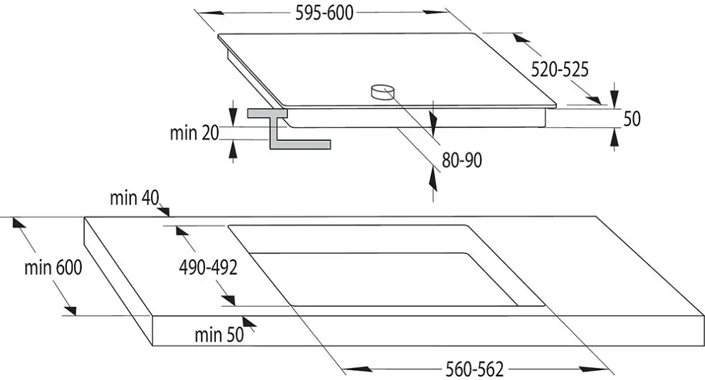 Gorenje EC642CLI beépíthető kerámia főzőlap kép 7