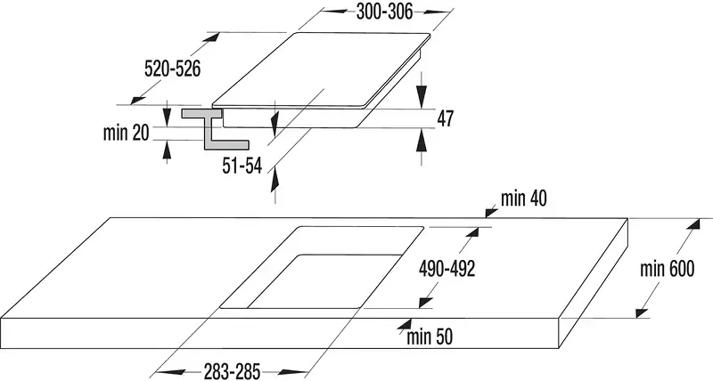 Gorenje ECT322BCSC beépíthető dominó főzőlap kép 4