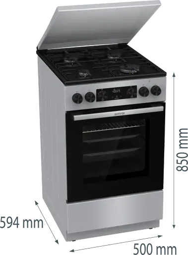 Gorenje GK5C63SH kombinált tűzhely kép 8