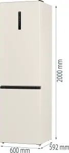 Gorenje NRK6202AC4 alulfagyasztós hűtőszekrény kép 11