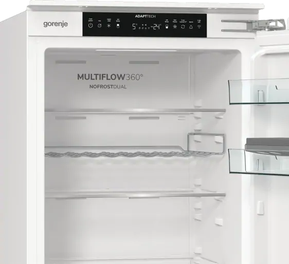 Gorenje NRKI517E62WF beépíthető alulfagyasztós hűtőszekrény kép 9