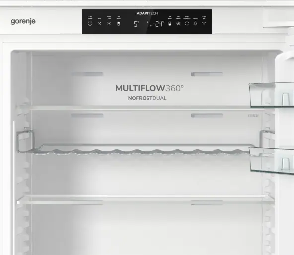 Gorenje NRKI619D61WFE beépíthető alulfagyasztós hűtőszekrény kép 7