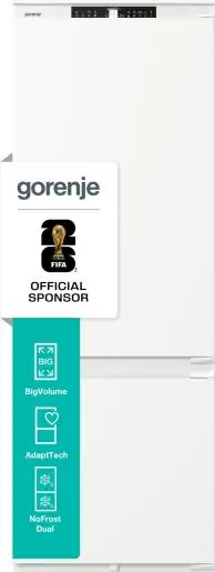 Gorenje NRKI619D61WFE beépíthető alulfagyasztós hűtőszekrény Fő kép