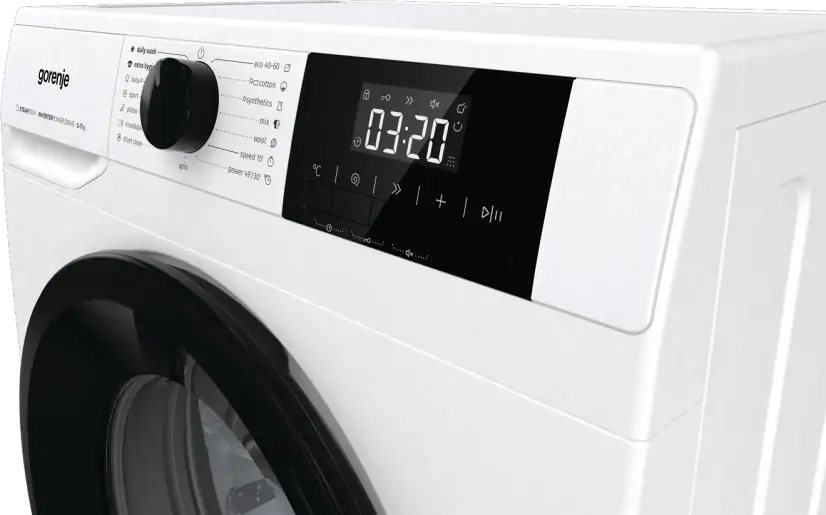 Gorenje W3NGPI72SBS elöltöltős keskeny mosógép kép 10