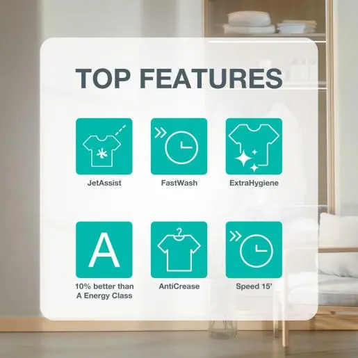 Gorenje WG2PS72A12 elöltöltős keskeny mosógép kép 3