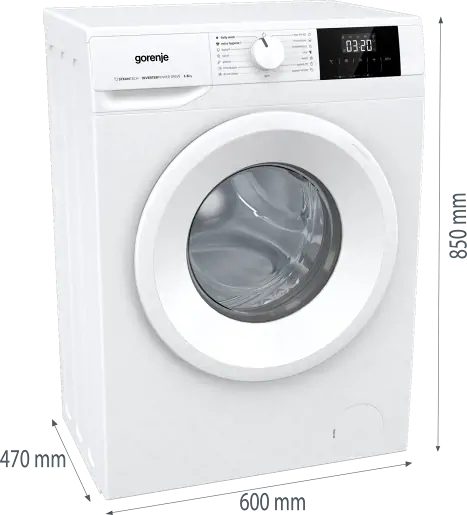 Gorenje WNGPI61SBS elöltöltős keskeny mosógép kép 8