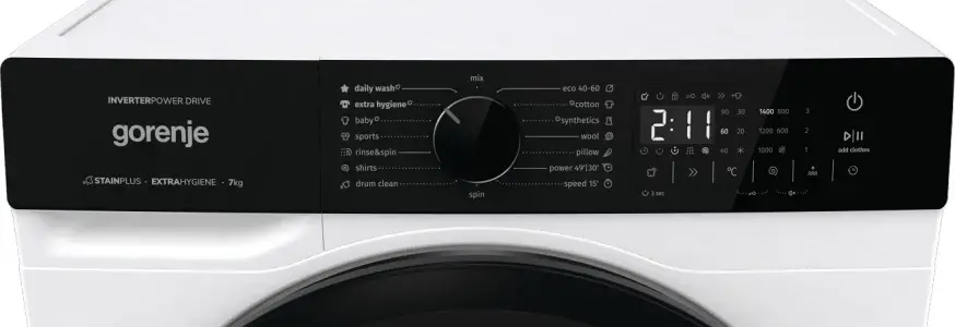 Gorenje WNHA74SASEU elöltöltős keskeny mosógép kép 9