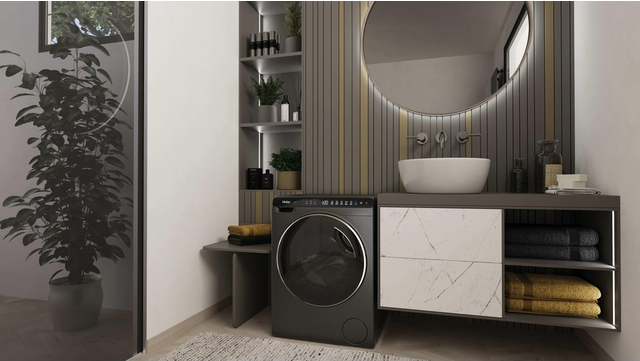 Haier HW50-BP12307GU1 elöltöltős keskeny mosógép kép 7