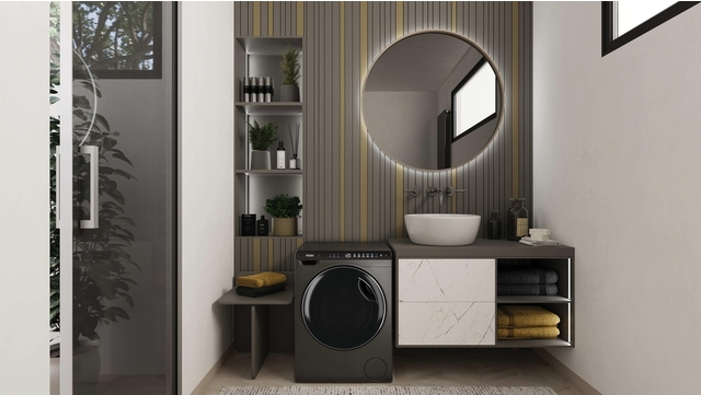 Haier HW50-BP12307GU1 elöltöltős keskeny mosógép kép 8