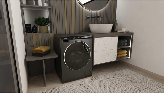 Haier HW50-BP12307GU1 elöltöltős keskeny mosógép kép 9