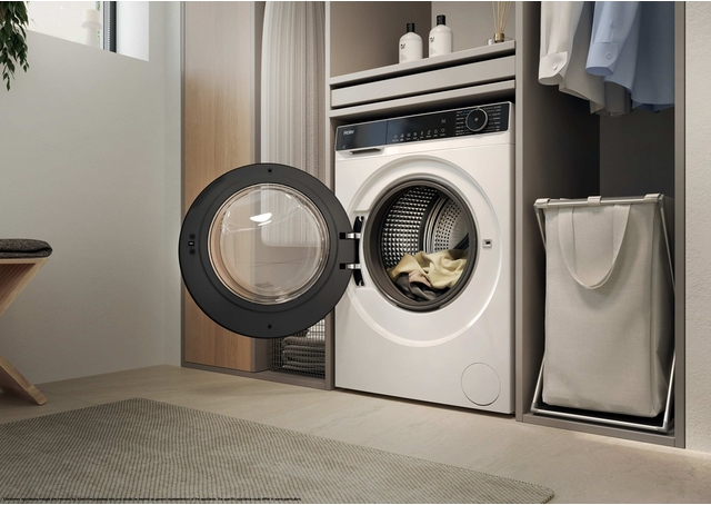 Haier HW70-BP14357TU-S elöltöltős keskeny mosógép kép 12