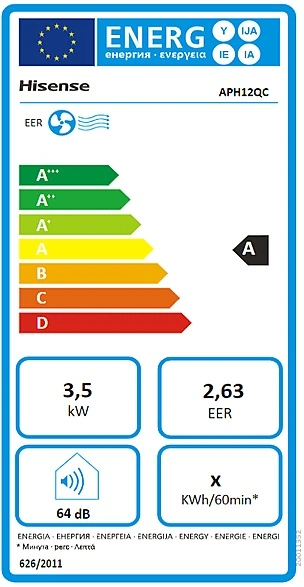 Hisense APH12QC mobil klíma kép 3