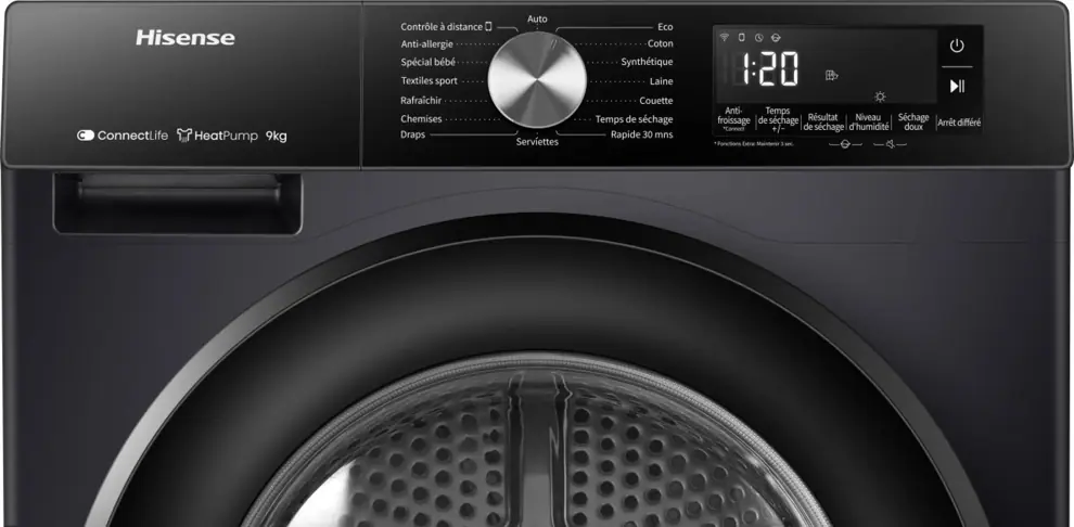 Hisense DH3S902BBCC hőszivattyús szárítógép kép 8