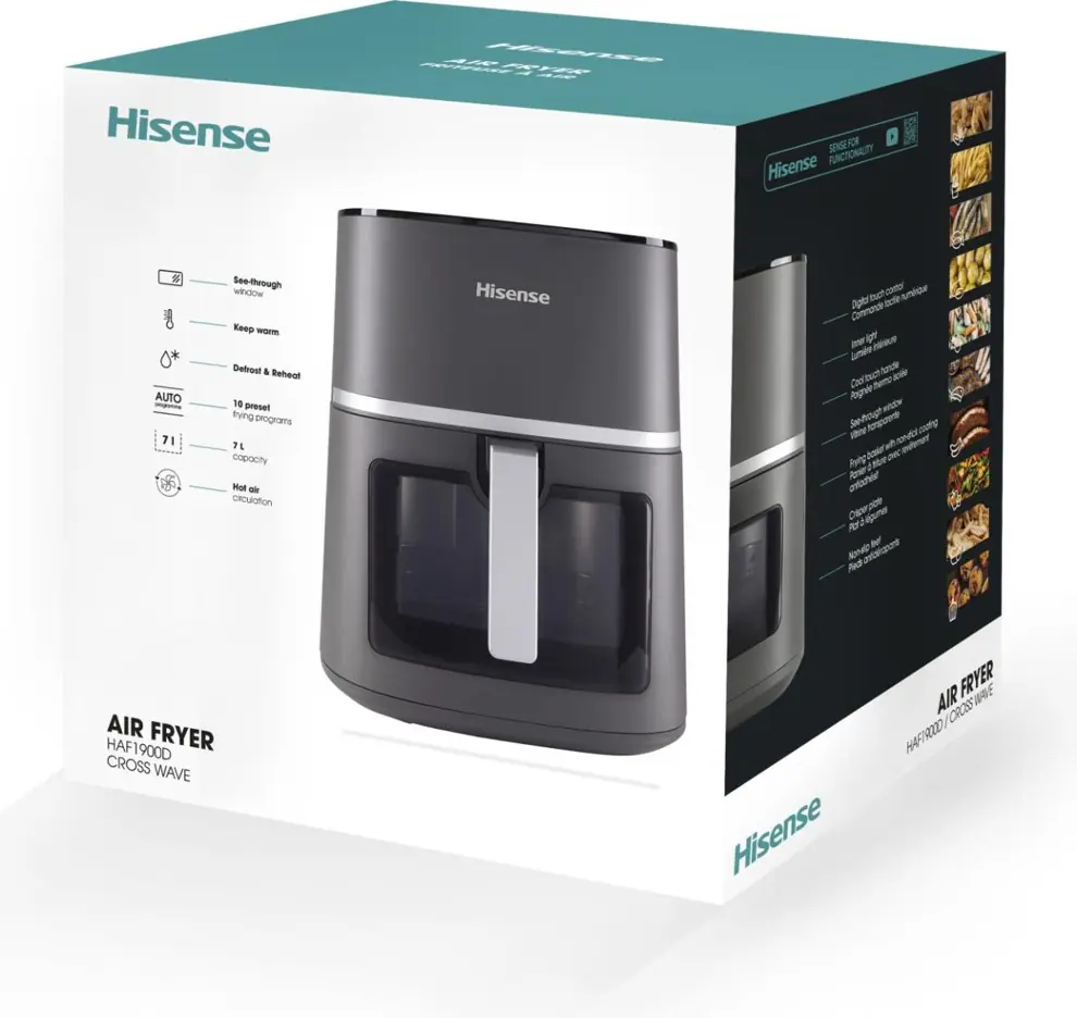 Hisense HAF1900D Air Fryer sütő kép 16