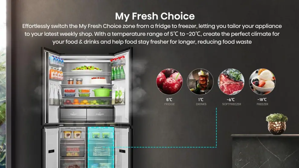 Hisense RQ768N4GBE side by side kép 6