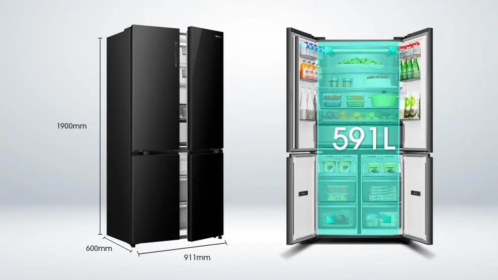 Hisense RQ768N4GBE side by side kép 7