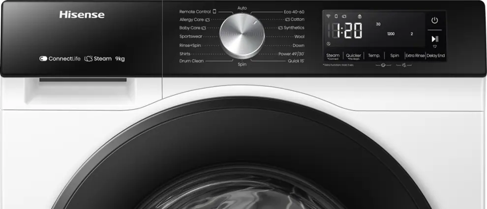 Hisense WF3S9043BW3 elöltöltős mosógép kép 8