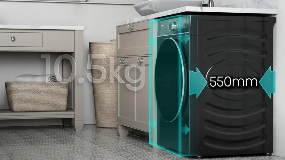 Hisense WF5I1045BBQ elöltöltős mosógép kép 18