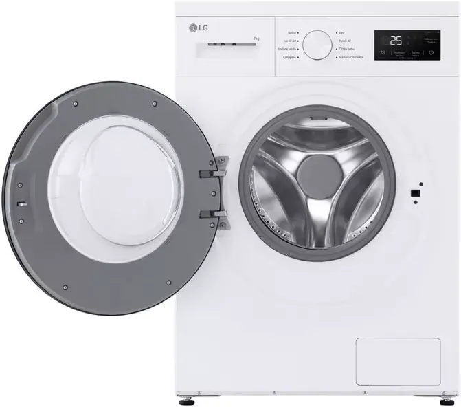 Lg F4A10S7NWK elöltöltős keskeny mosógép kép 2