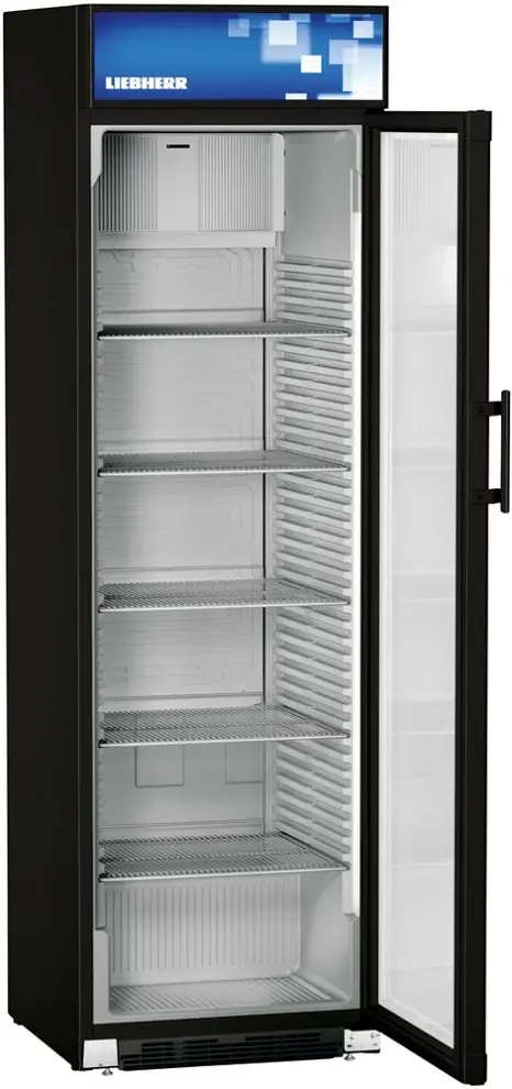 Liebherr FKDV 4213_109267 FKDv 4213 Comfort fekete Hűtőkészülék az árusítási bemutatóhoz, keringőlevegő hűtéssel Fő kép