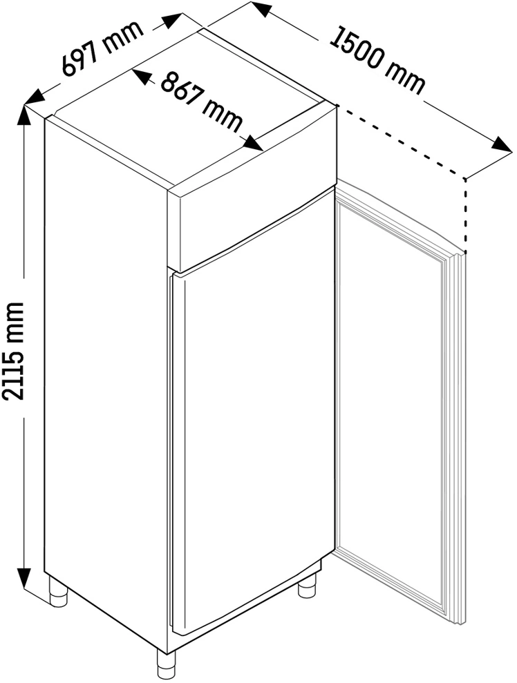 Liebherr FRPSVH 6511 Hűtőkészülék GN 2/1 keringőlevegő hűtéssel kép 5