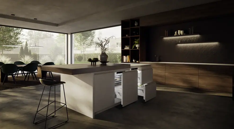 Liebherr URDD 375I pult alá építhető hűtőszekrény kép 7