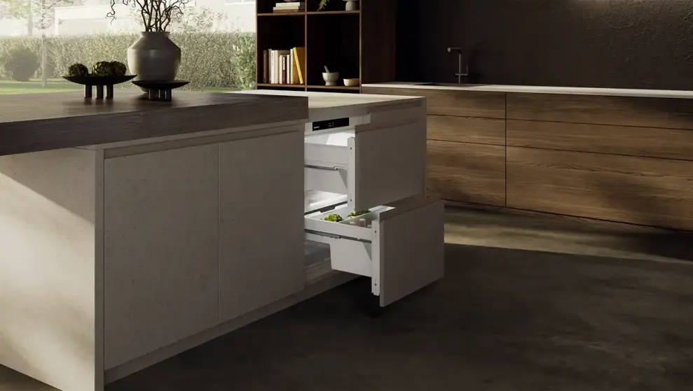 Liebherr URDD 375I pult alá építhető hűtőszekrény kép 8