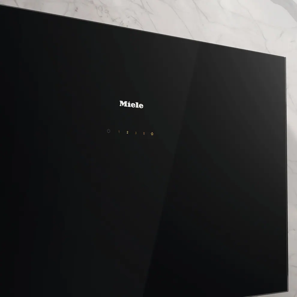 Miele DA 9092 W SCREEN OBSZIDIáNFEKETE kürtős páraelszívó kép 2