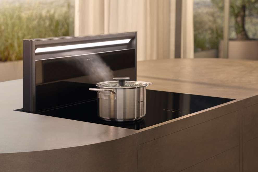 Miele DAD 4870 LEVANTAR OBSZIDIáNFEKETE pultba építhető páraelszívó kép 3