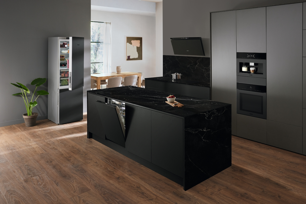 Miele DAH 4980 SIENNA OBSZIDIáNFEKETE kürtős páraelszívó kép 5