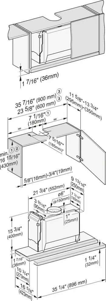 Miele DAS 2920 kihúzható páraelszívó kép 5