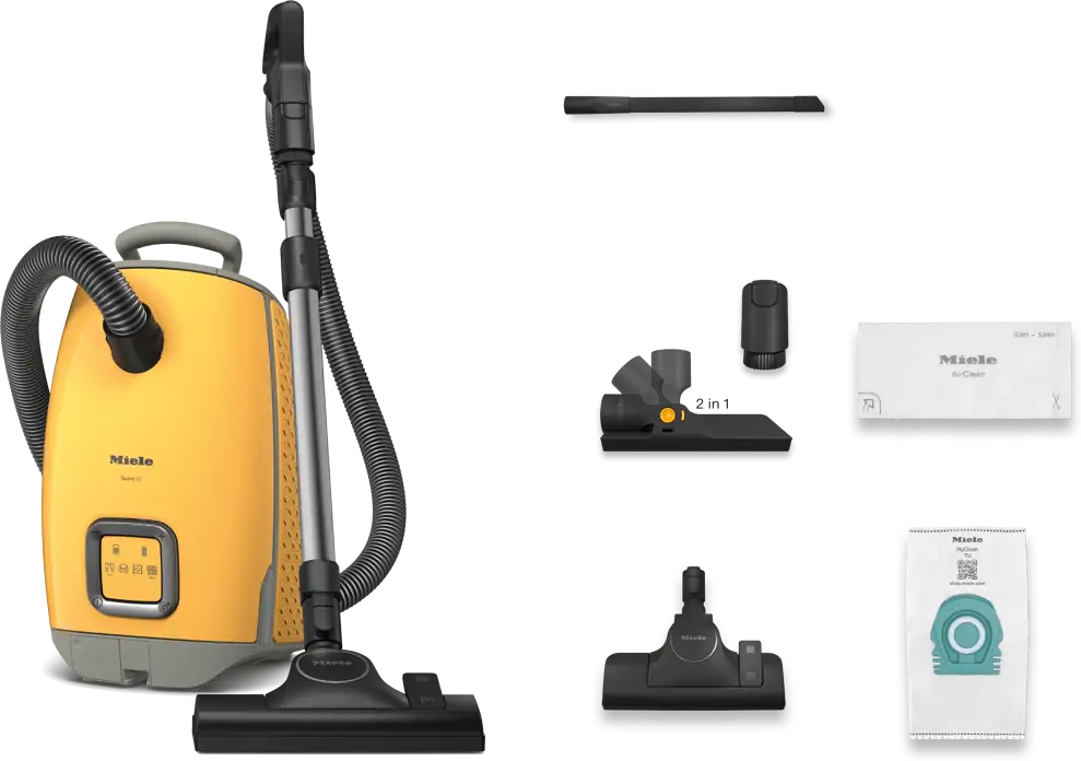 Miele GUARD L1 FLEX SUNSET SáRGA porszívó porzsákos kép 2