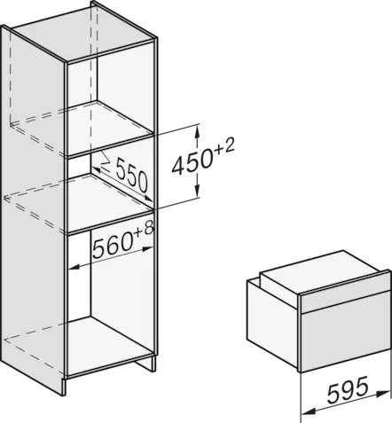 Miele H 2841 B H 2841 B Kompakt sütő kép 6