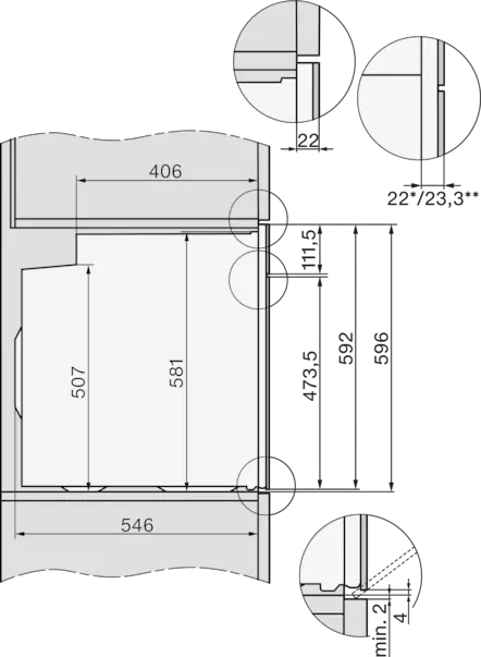 Miele H 2861 B beépíthető önálló sütő kép 7