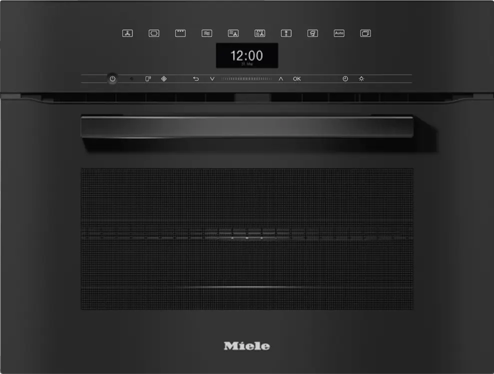 Miele H 7440 BM OBSZIDIáNFEKETE H 7440 BM Mikrohullámú üzemmóddal kombinált sütő Fő kép