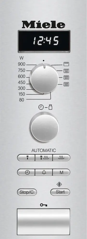 Miele M 6012 SC mikrohullámú sütő kép 2