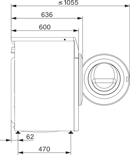 Miele WEG895 WCS elöltöltős mosógép kép 8