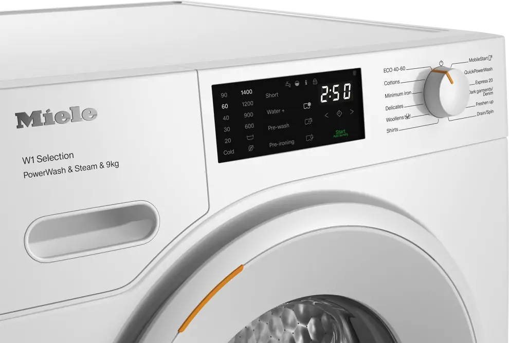 Miele WSD383 WCS elöltöltős mosógép kép 4