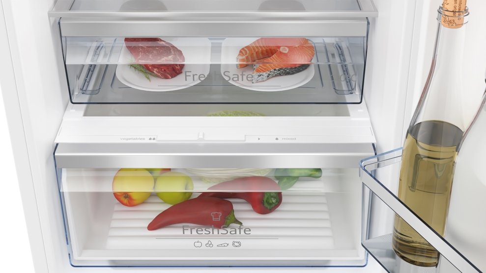 Neff KI7867FE0 Beépíthető alulfagyasztós hűtőszekrény kép 4